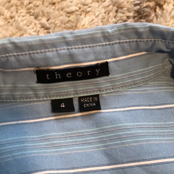 Theory button down shirt dress - Picture 5 of 8